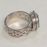 טבעת כסף מגן דוד